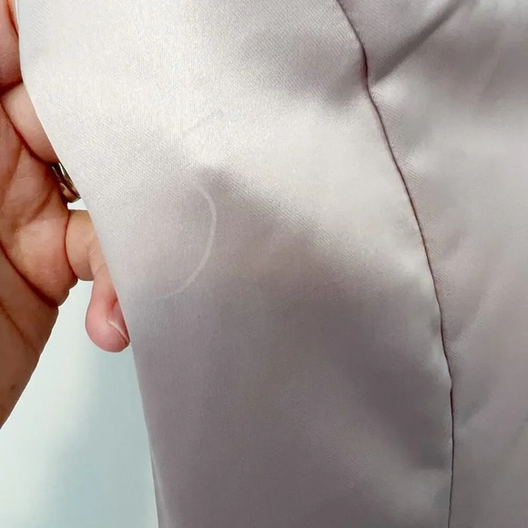 NWT SUPERDOWN Nicole Mini Dress in Nude Satin Champagne - Picture 8 of 10